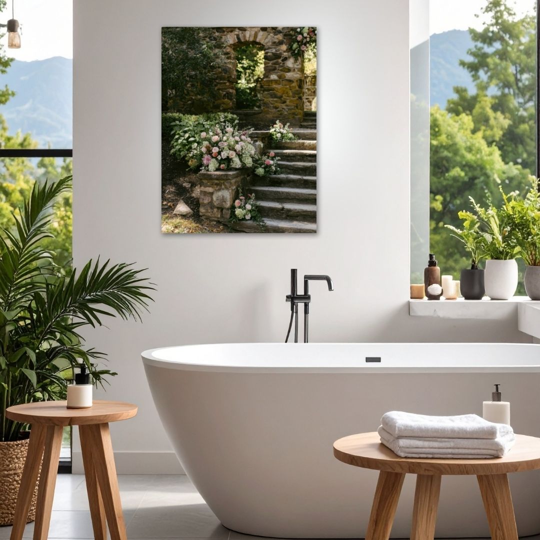 Floral Path - Modern Oasis Sensory Design & Art Studio - Canvas