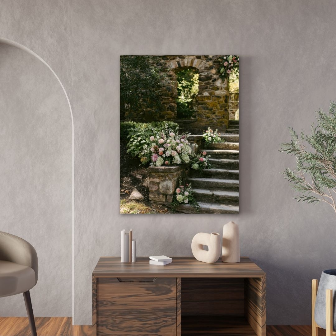 Floral Path - Modern Oasis Sensory Design & Art Studio - Canvas