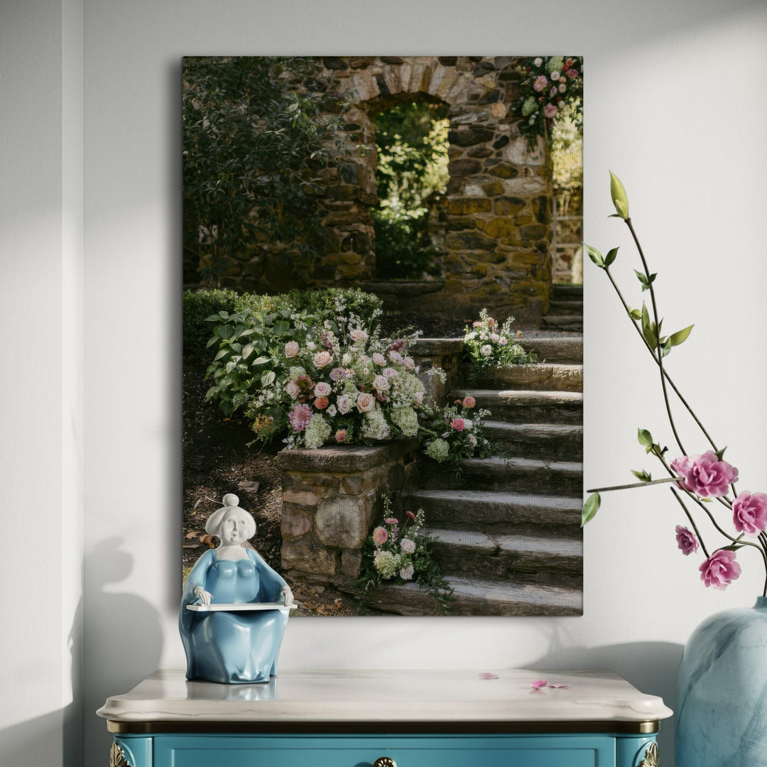 Floral Path - Modern Oasis Sensory Design & Art Studio - Canvas