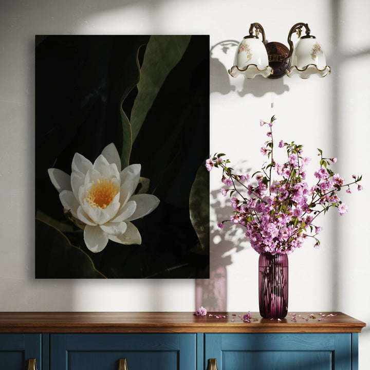 White Lotus - Modern Oasis Sensory Design & Art Studio - Canvas