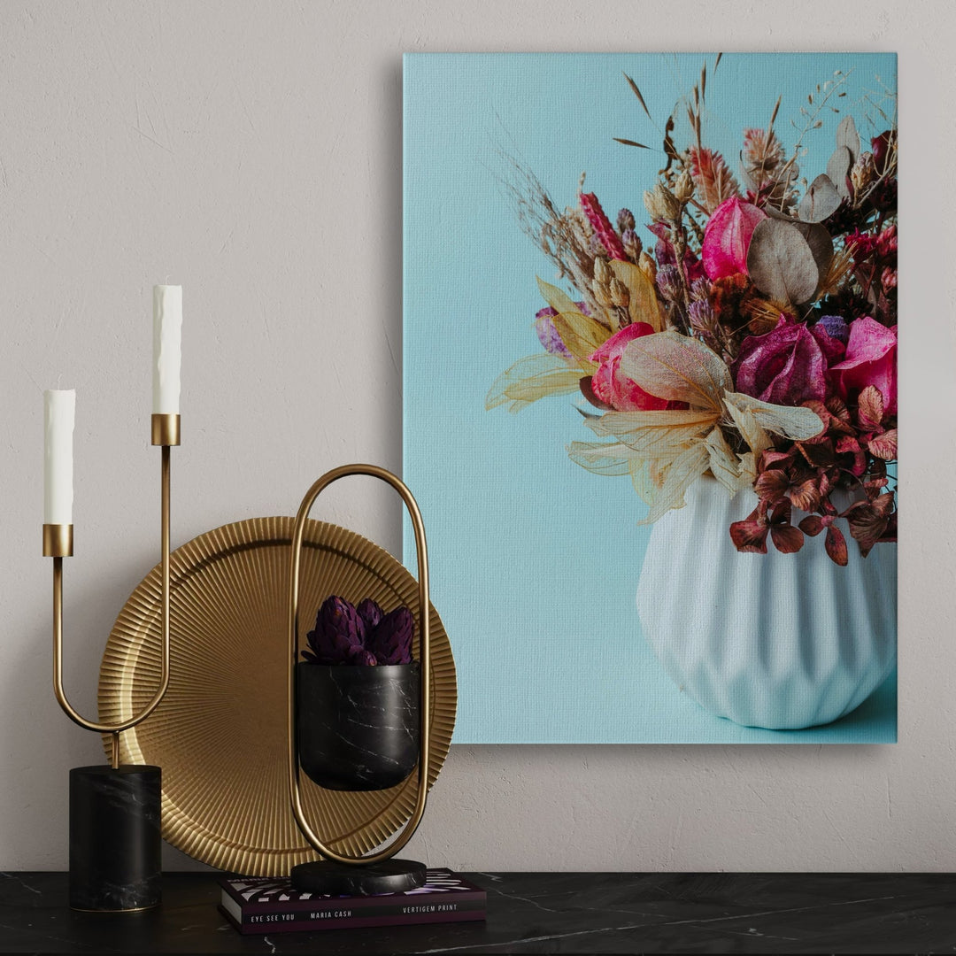 Vibrant Floral Arrangement - Modern Oasis Sensory Design & Art Studio - Canvas