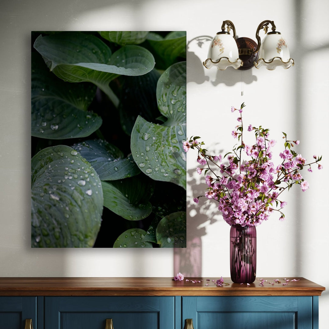 Tranquil Leaves - Modern Oasis Sensory Design & Art Studio - Canvas
