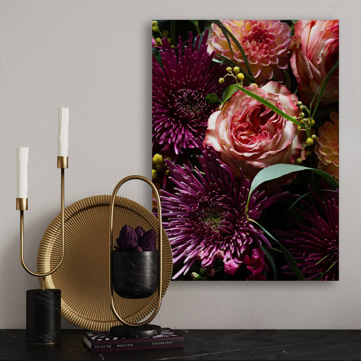 Lunar Floral - Modern Oasis Sensory Design & Art Studio - Canvas
