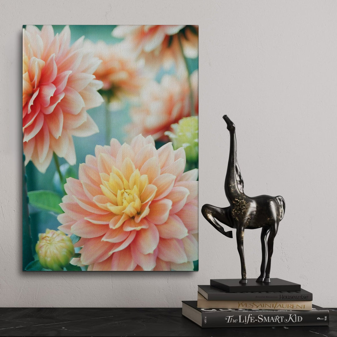 Pastel Floral - Modern Oasis Sensory Design & Art Studio - Canvas