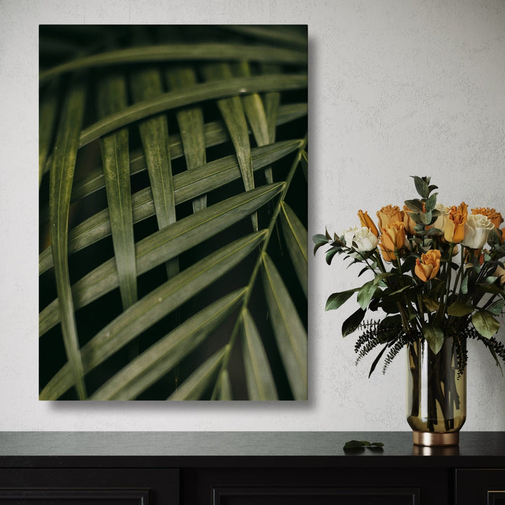 Botanical Green Leaves Metal Art - Modern Oasis Sensory Design & Art Studio - Home Decor