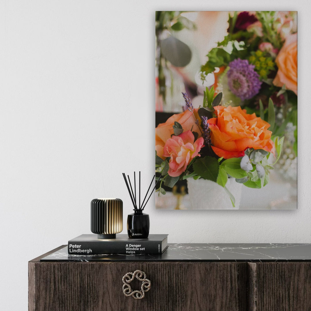 Vibrant Floral - Modern Oasis Sensory Design & Art Studio - Canvas