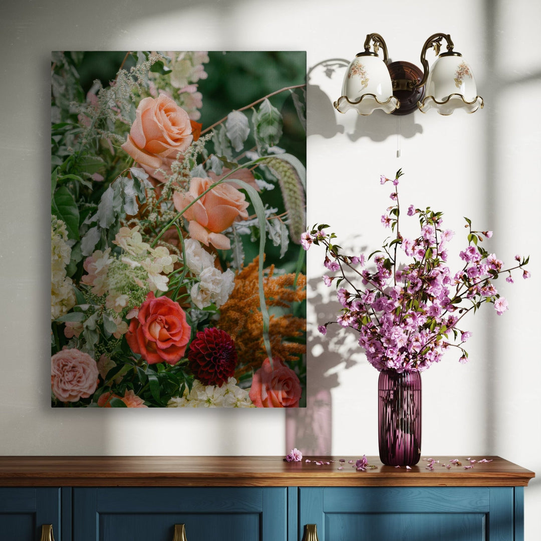 Flower Flourish Metal Art - Modern Oasis Sensory Design & Art Studio - Home Decor