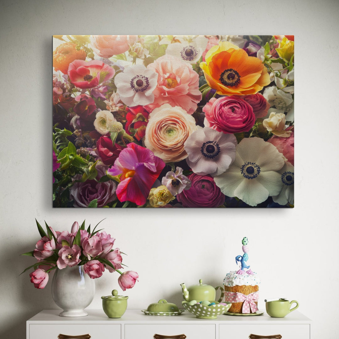Floral Haze Metal Art - Modern Oasis Sensory Design & Art Studio - Home Decor