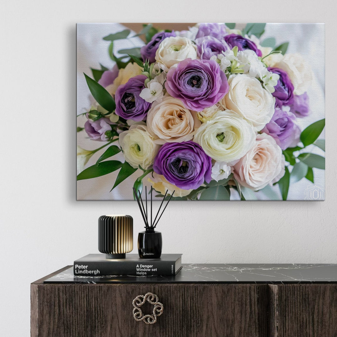 Purple Rain Metal Art - Modern Oasis Sensory Design & Art Studio - Home Decor