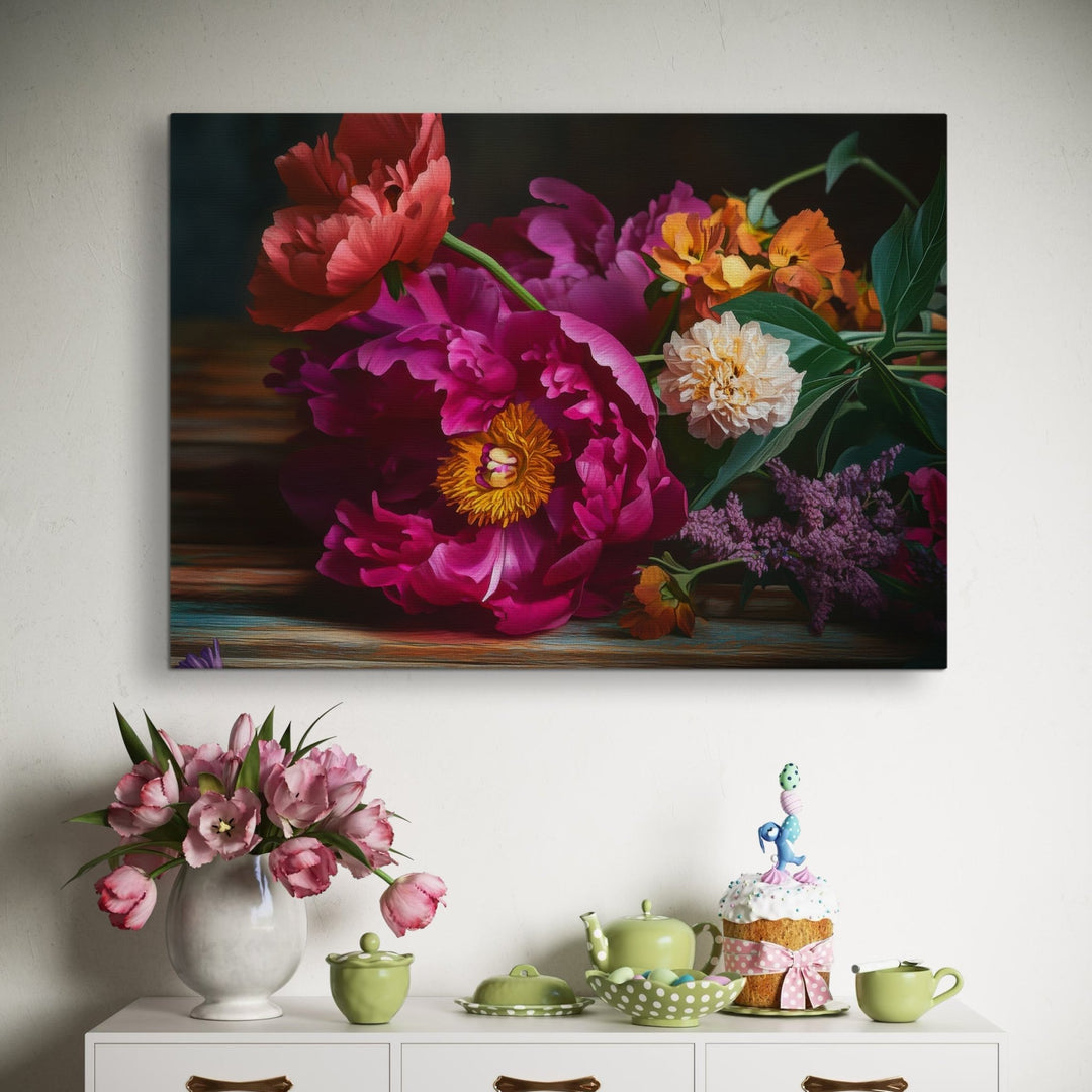 Floral Pop - Modern Oasis Sensory Design & Art Studio - Canvas