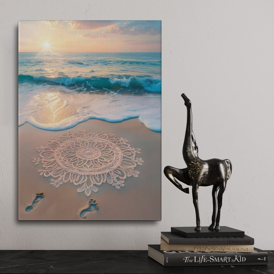 Serene Beach - Modern Oasis Sensory Design & Art Studio - Canvas