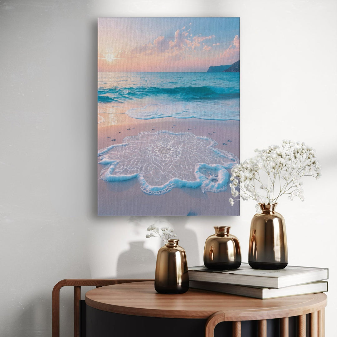 Beach Sunset - Modern Oasis Sensory Design & Art Studio - Canvas