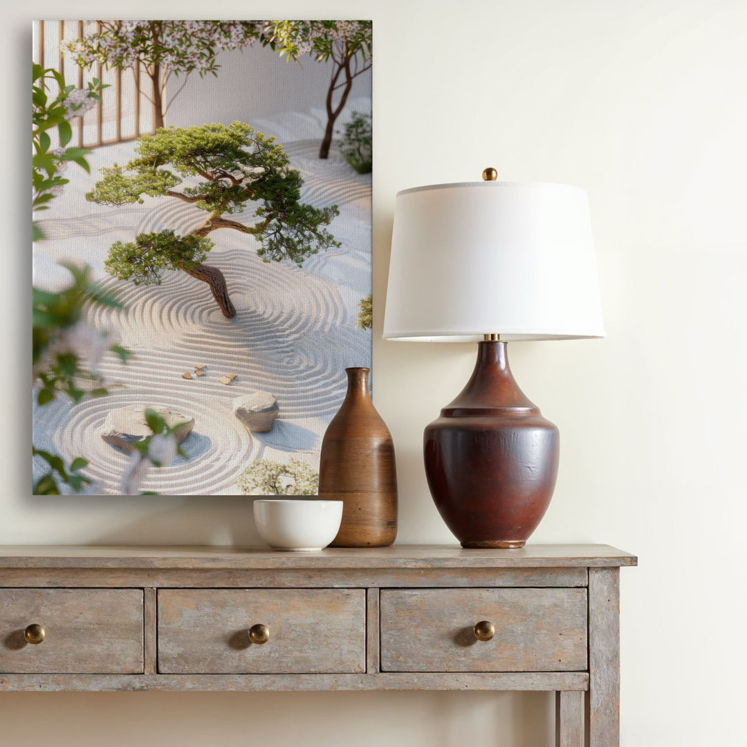 Serene Zen - Modern Oasis Sensory Design & Art Studio - Canvas
