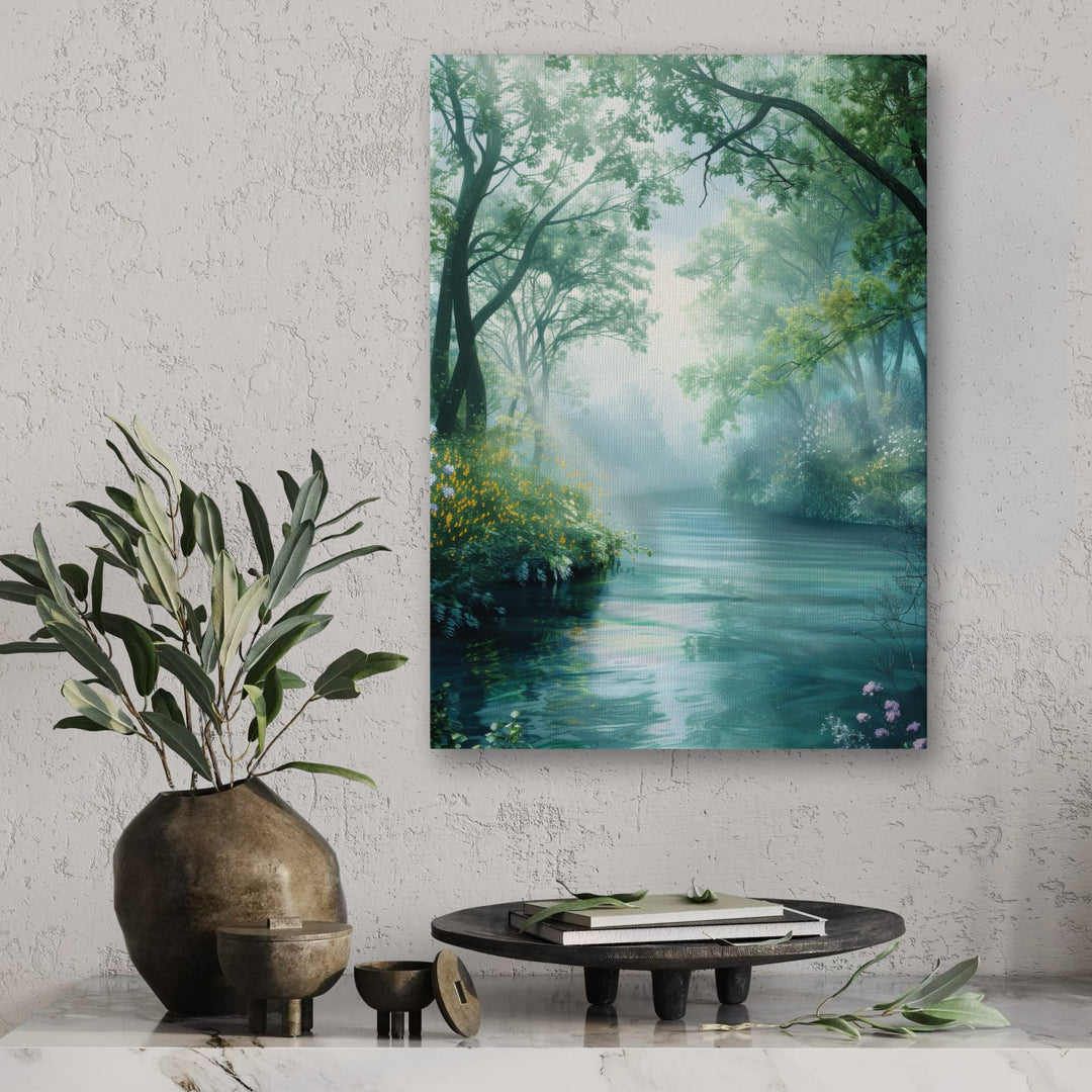 Serene Scenery - Modern Oasis Sensory Design & Art Studio - Canvas