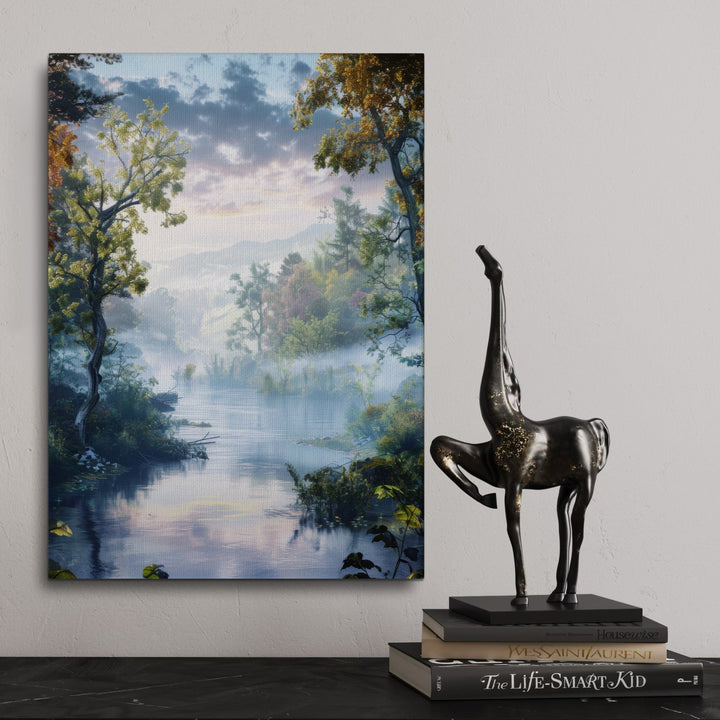 Serene Landscape Scene - Modern Oasis Sensory Design & Art Studio - Canvas