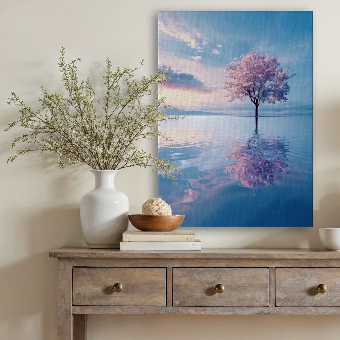 Serene Tree - Modern Oasis Sensory Design & Art Studio - Canvas