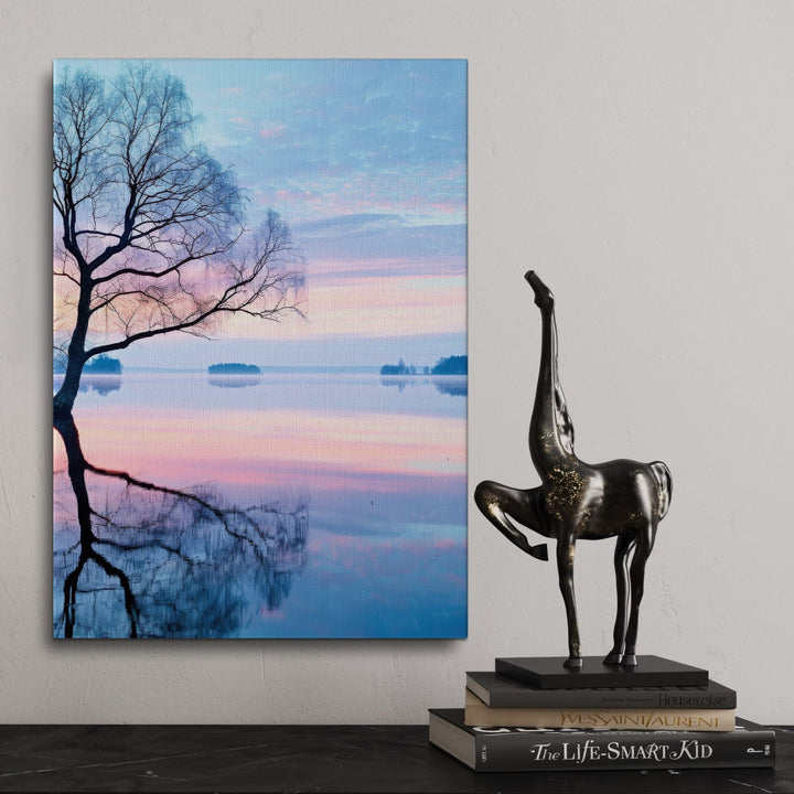Serene Sunset Landscape Metal Art - Modern Oasis Sensory Design & Art Studio - Home Decor
