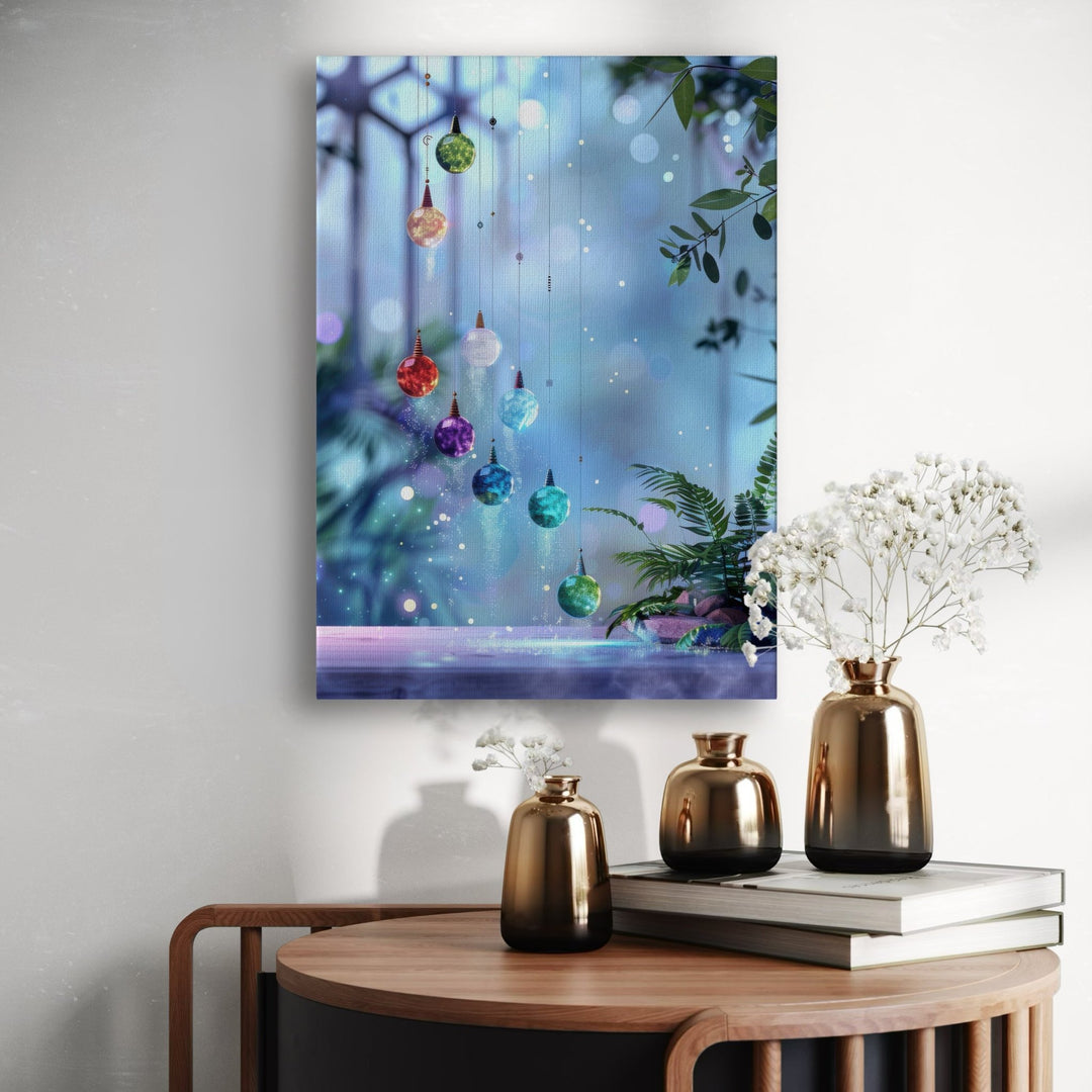 Whimsical Hanging Orbs - Modern Oasis Sensory Design & Art Studio - Canvas