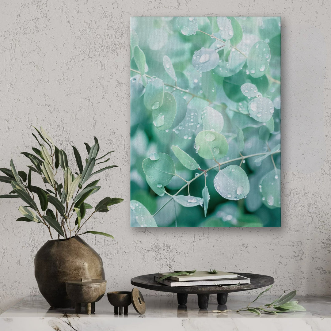 Eucalyptus Wall - Modern Oasis Sensory Design & Art Studio - Canvas